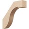 Ekena Millwork 3-inch W x 14-inch D x 14-inch H Del Monte Rough Cedar Woodgrain TimberThane Knee Brace, Primed BRCUR03X14X14DELRCPR - alternate 1